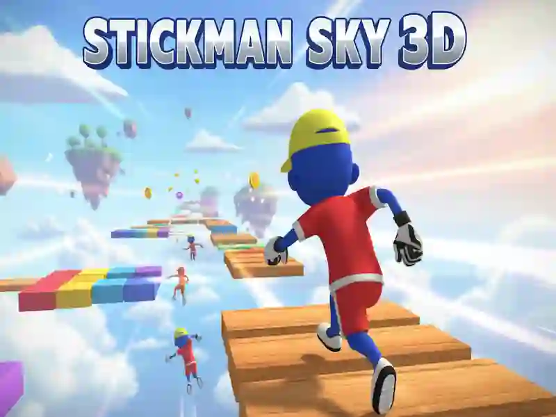 Permainan Langit stickman 3D secara online