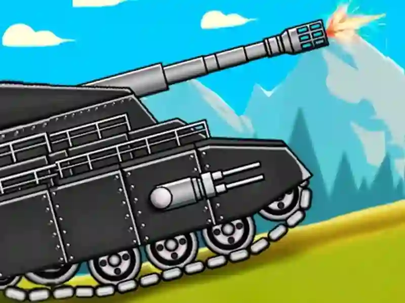 Permainan Tank Fury: Boss Battle 2D secara online