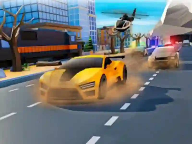 Permainan Polisi Mobil Mengejar Zigzag Escape 3D secara online