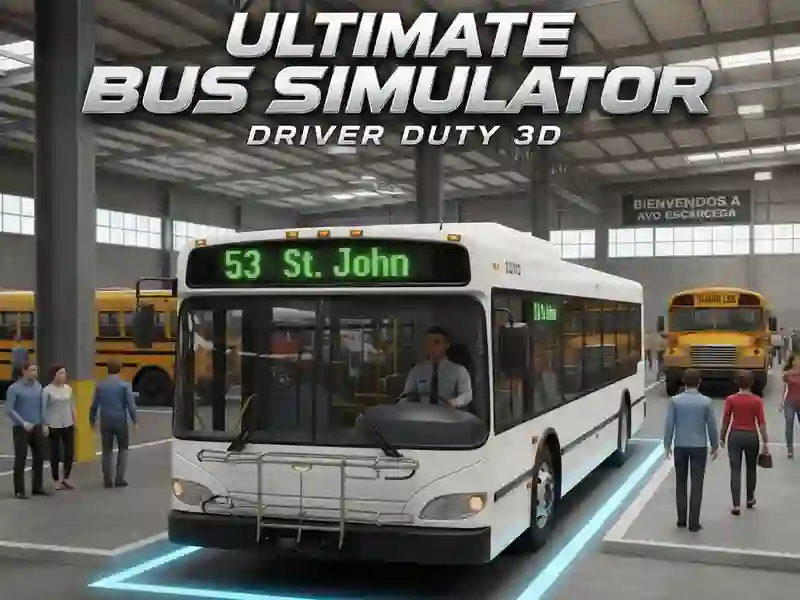 Permainan Tugas Pengemudi Simulator Bus Utama 3D secara online