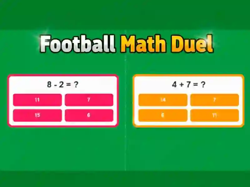Permainan Duel Matematika Sepak Bola secara online