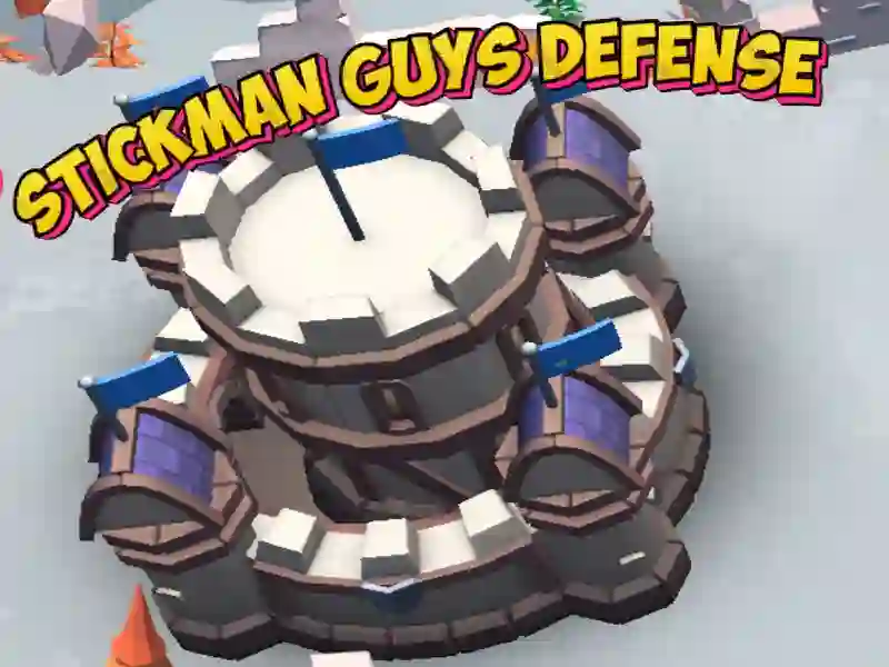 Permainan Pertahanan Stickman Guys secara online