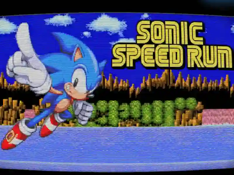 Permainan Lari Kecepatan Sonic secara online