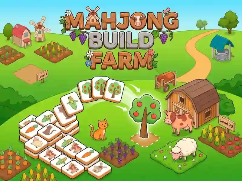 Permainan Mahjong Build Farm secara online