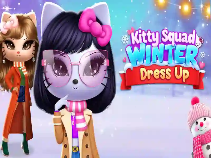 Permainan Kitty Squad Winter Dress Up secara online Permainan Kitty Squad Winter Dress Up secara online