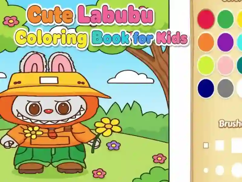 Permainan Buku Mewarnai Labubu Lucu untuk Anak secara online