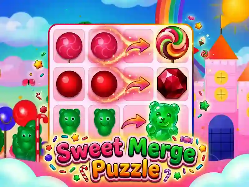 Permainan Sweet Merge Puzzle secara online