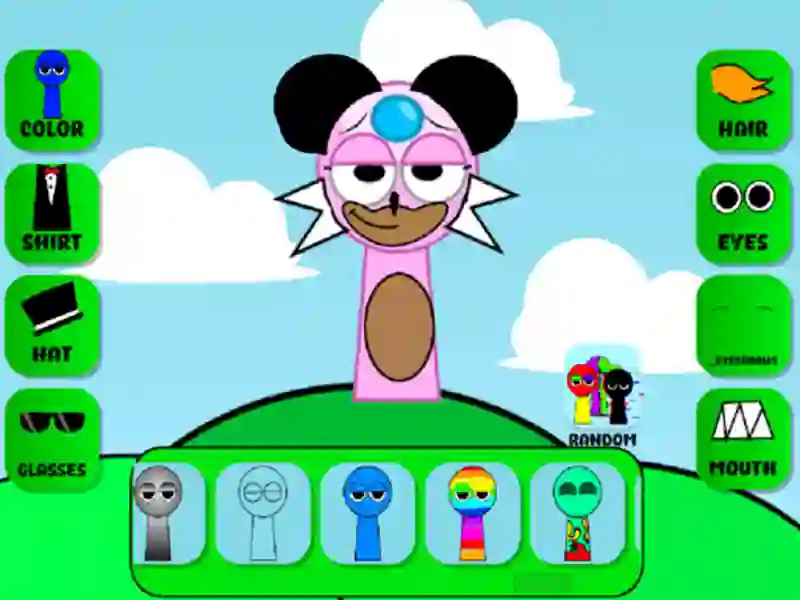 Permainan Pembuat Karakter Sprunki OC secara online