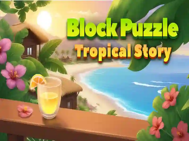 Permainan Blok puzzle cerita tropis secara online