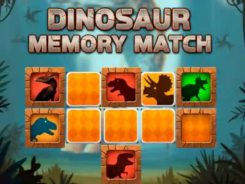 Permainan Pertandingan Memori Dinosaurus secara online
