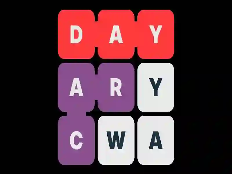 Permainan Pencarian kata dengan petunjuk secara online