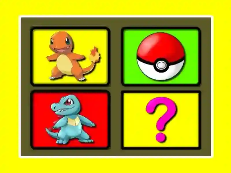 Permainan Waktu memori Pokemon secara online