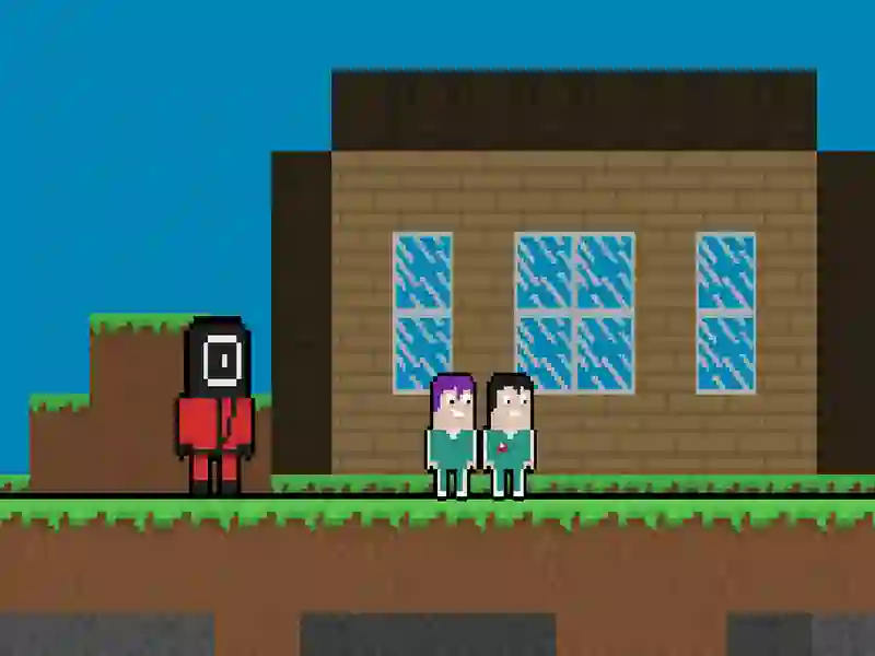 Permainan Squid Escape tapi Blockworld secara online