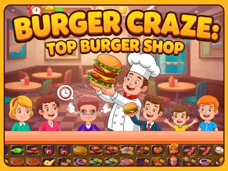Permainan Burger Craze: Toko Burger Teratas secara online