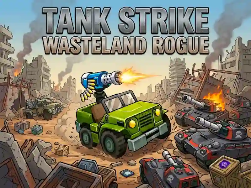 Permainan Tank Strike Wasteland Rogue secara online