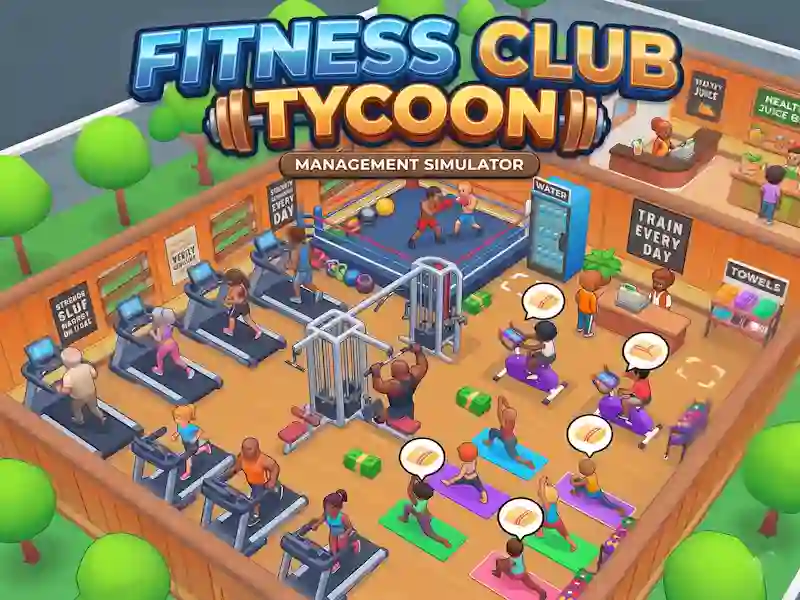 Permainan Fitness Club Tycoon secara online