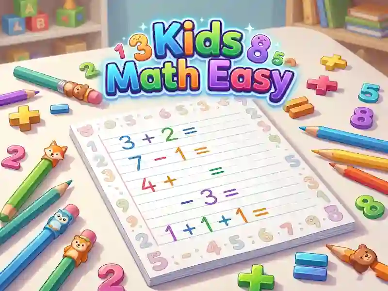 Permainan Kids Math Easy secara online