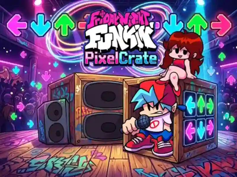 Permainan Friday Night Funkin PixelCrate secara online