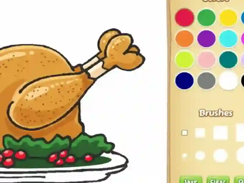 Permainan Buku pewarna makanan untuk anak-anak secara online
