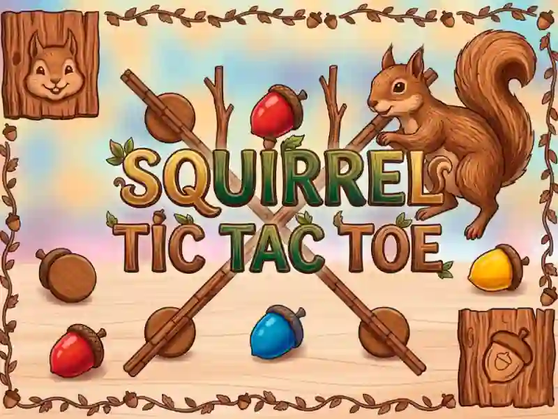 Permainan Tupai Tic Tac Toe secara online