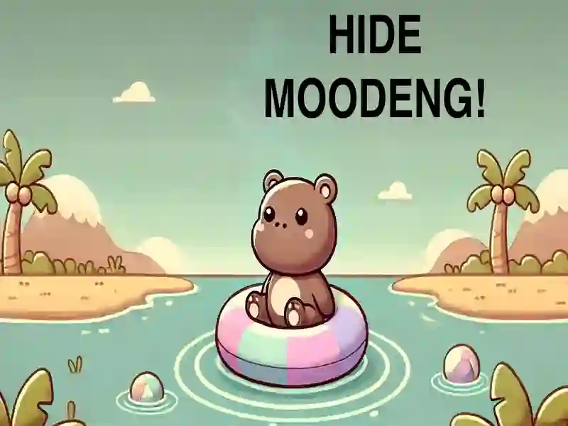 Permainan Sembunyikan Moodeng Hippo! secara online