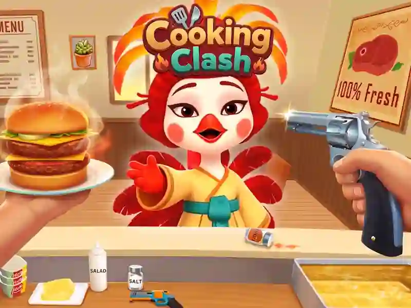 Permainan Cooking Clash secara online