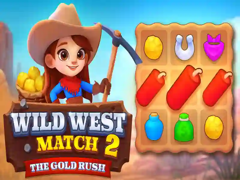 Permainan Wild West Match 2: The Gold Rush secara online