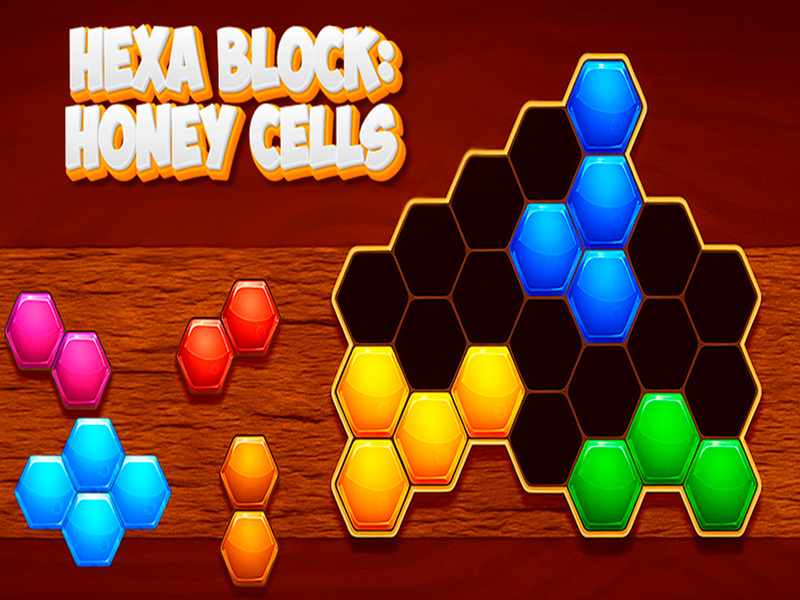 Permainan Blok hexa: sel madu secara online