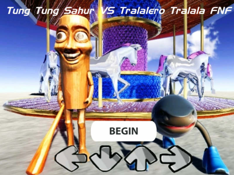 Permainan Tung Tung Sahur vs Tralalero Tralala FNF secara online