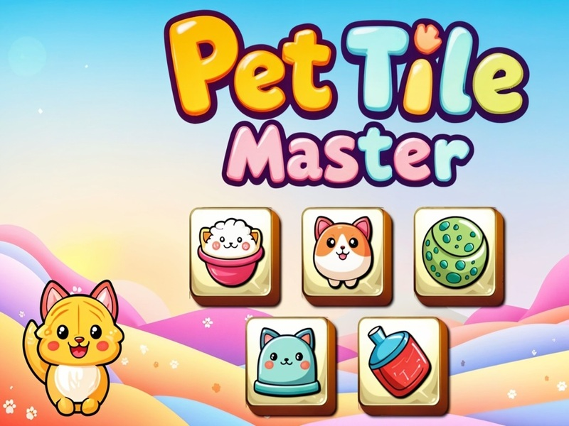 Permainan Master ubin hewan peliharaan secara online