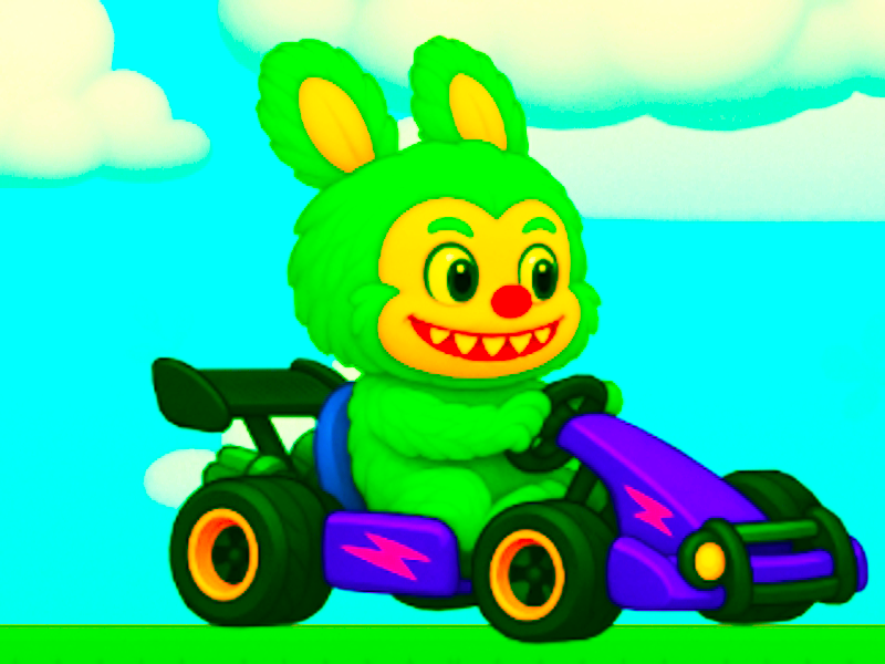 Permainan Labubu Gokart secara online