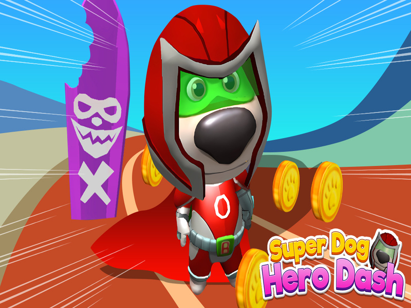 Permainan Super Dog Hero Dash secara online