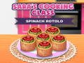 Permainan Kelas Memasak Sara: Rotolo Bayam secara online