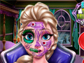 Permainan Makeup Halloween Menakutkan Elsa secara online