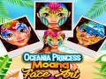 Permainan Seni wajah Putri Moana dari Oseania secara online