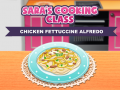 Permainan Kelas Memasak Sara: Fettuccine Alfredo Ayam secara online