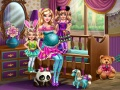 Permainan Barbie dengan kembar secara online