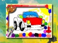 Permainan Buku Mewarnai Mobil Kartun secara online