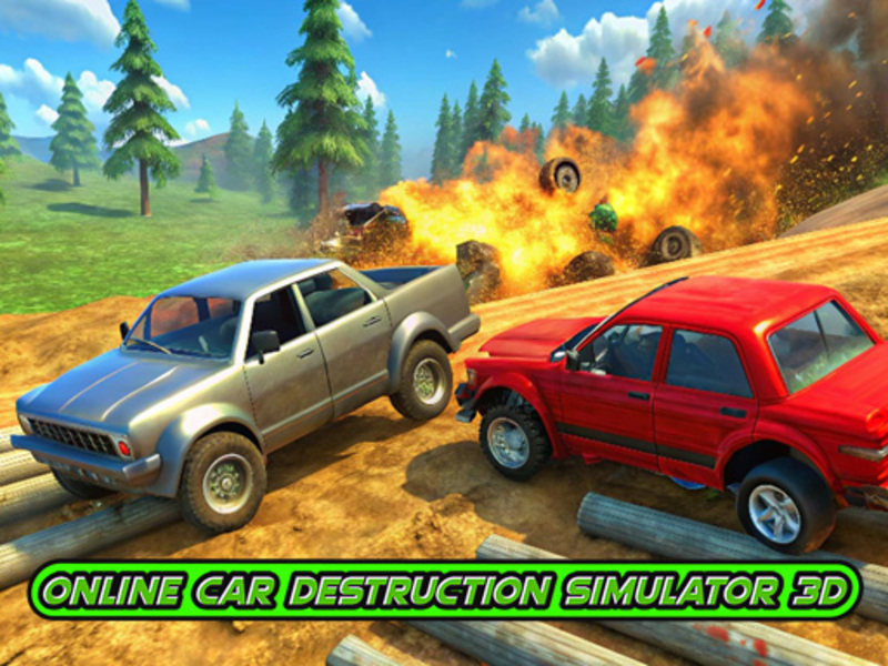 Permainan Simulator Penghancuran Mobil Online 3D secara online