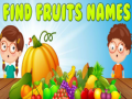 Permainan Temukan Nama Buah secara online