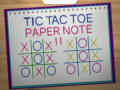 Permainan Tic Tac Toe Catatan Kertas 2 secara online