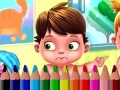 Permainan Kembali ke Sekolah: Buku Mewarnai Bayi secara online