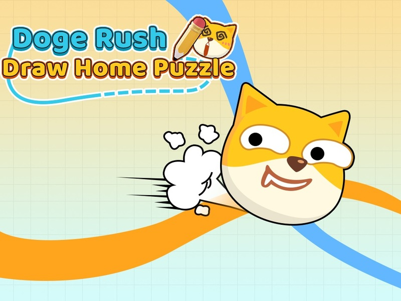 Permainan Doge Rush Draw Home Puzzle secara online