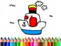 Permainan Kembali ke Sekolah: Mewarnai Perahu secara online