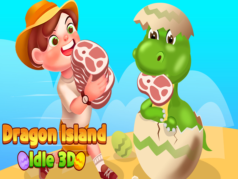 Permainan Naga Pulau Idle 3D secara online