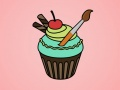 Permainan Mewarnai Cupcake Lezat secara online