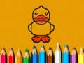 Permainan Kembali ke Sekolah: Buku Mewarnai Bebek secara online