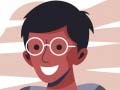 Permainan Anak Laki-Laki Dengan Kacamata: Puzzle secara online