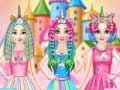 Permainan Salon Rambut Putri Unicorn Pelangi secara online