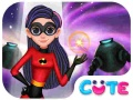 Permainan Sesi Pemotretan Fashion Superhero Violet secara online